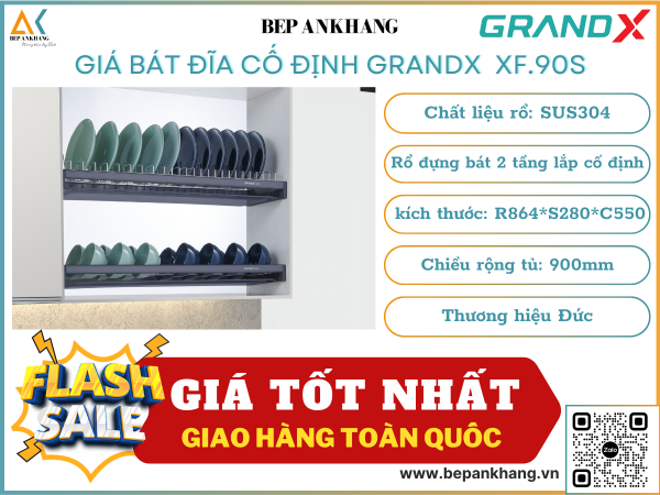 Giá bát đĩa cố định Grand X XF.90S - 900mm